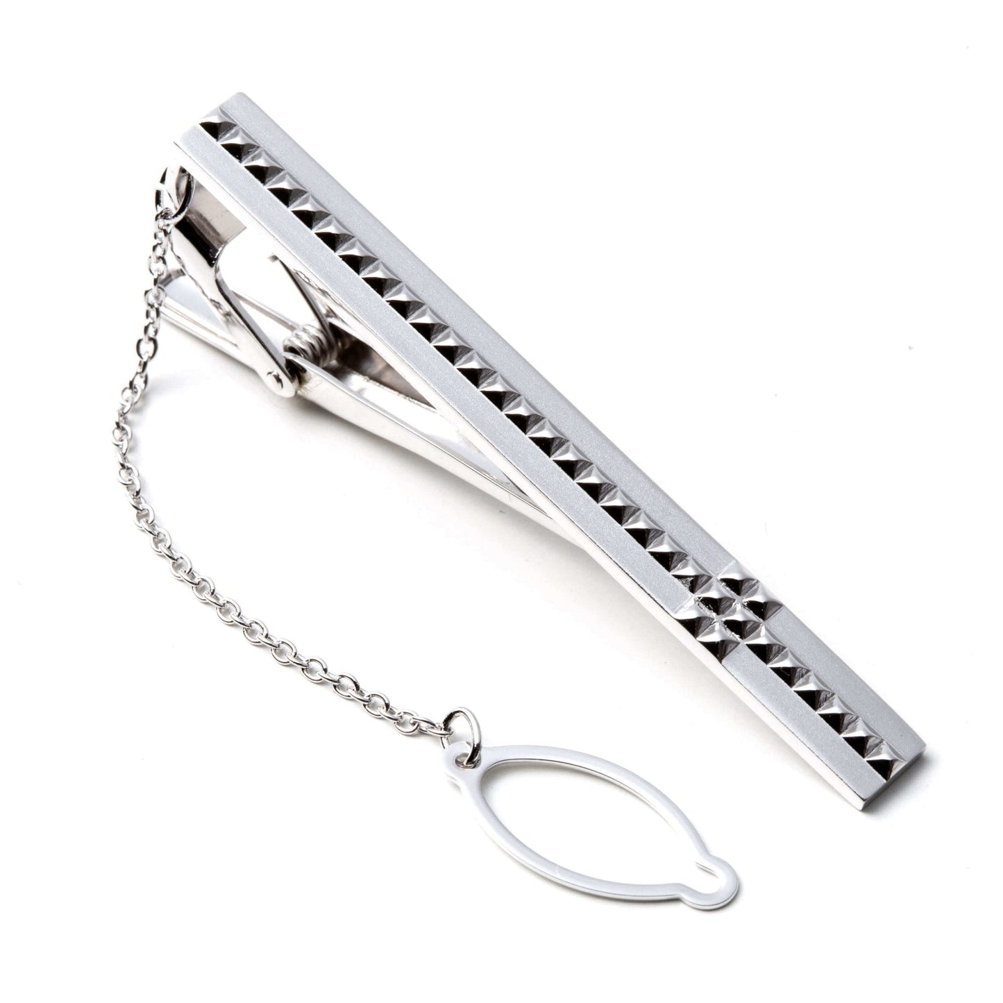 Formal Set - Silver925 Solid tie bar & Cufflinks - Dual Finish