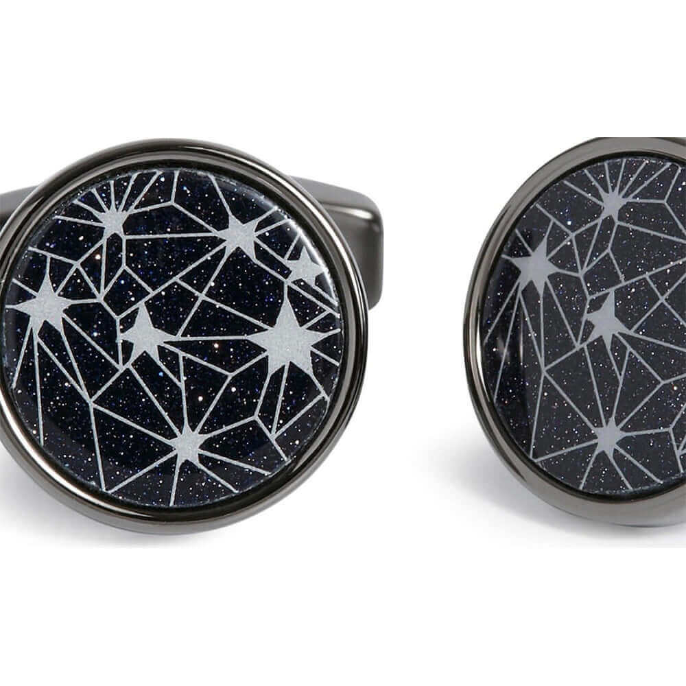 SimonCarter - Galaxy - Cufflinks - black