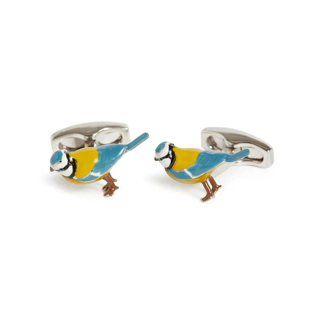 SimonCarter - English Country Garden' Blue Tit - Cufflinks