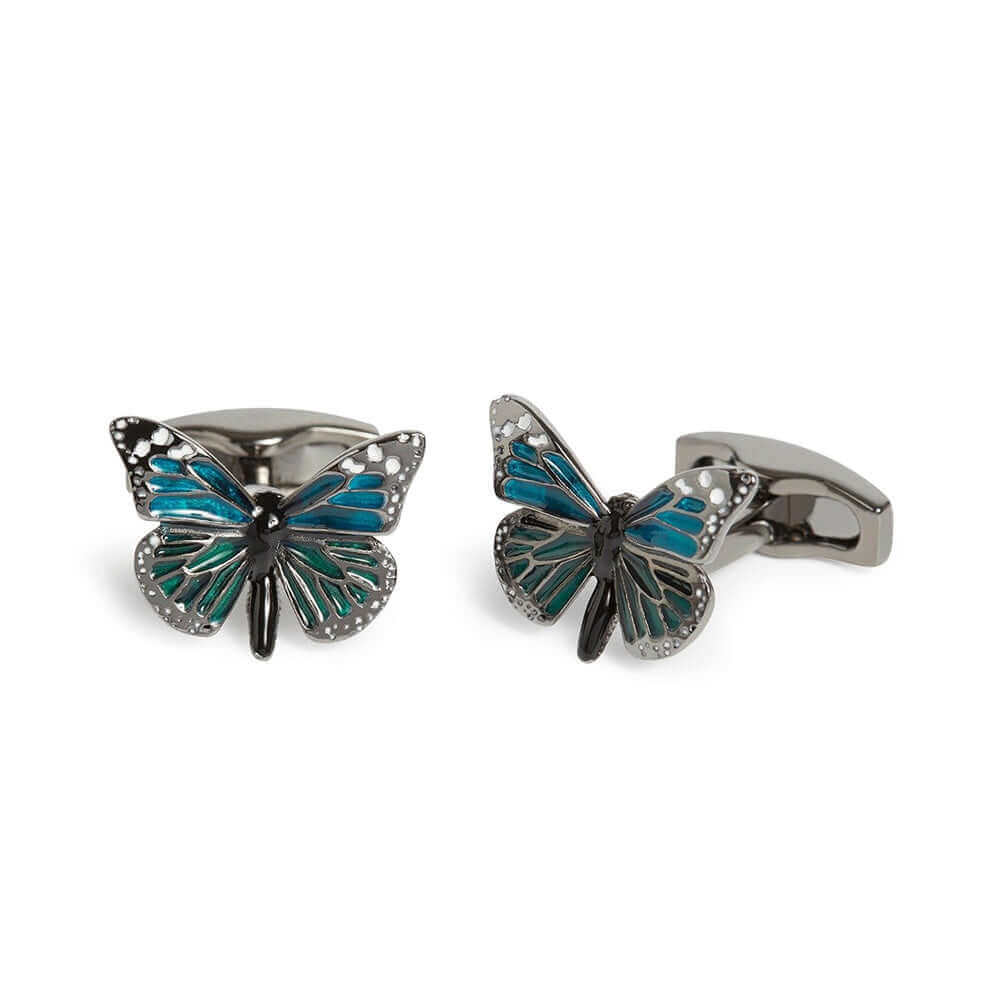 SimonCarter - English Country Garden' Butterfly - Cufflinks