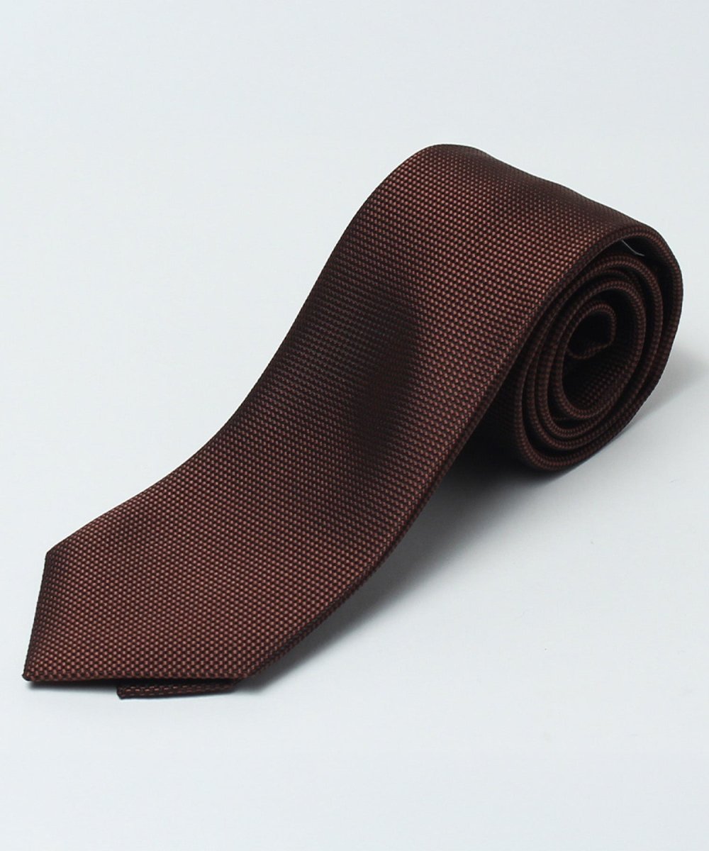 KyotoSilk - Basket weave Necktie - Navy