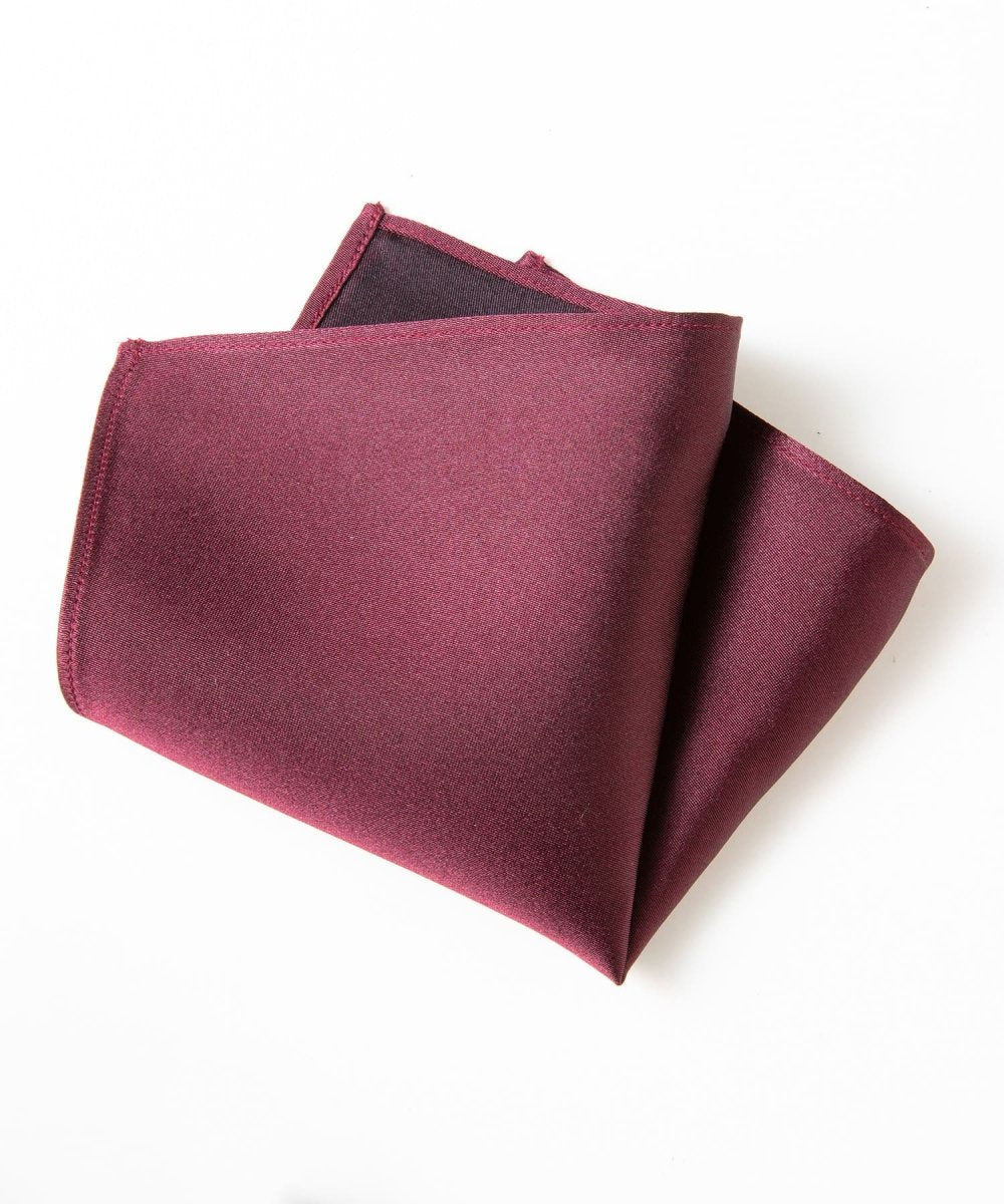 Kyoto Silk - Pure Japanese - Pocket Square - Bordeaux