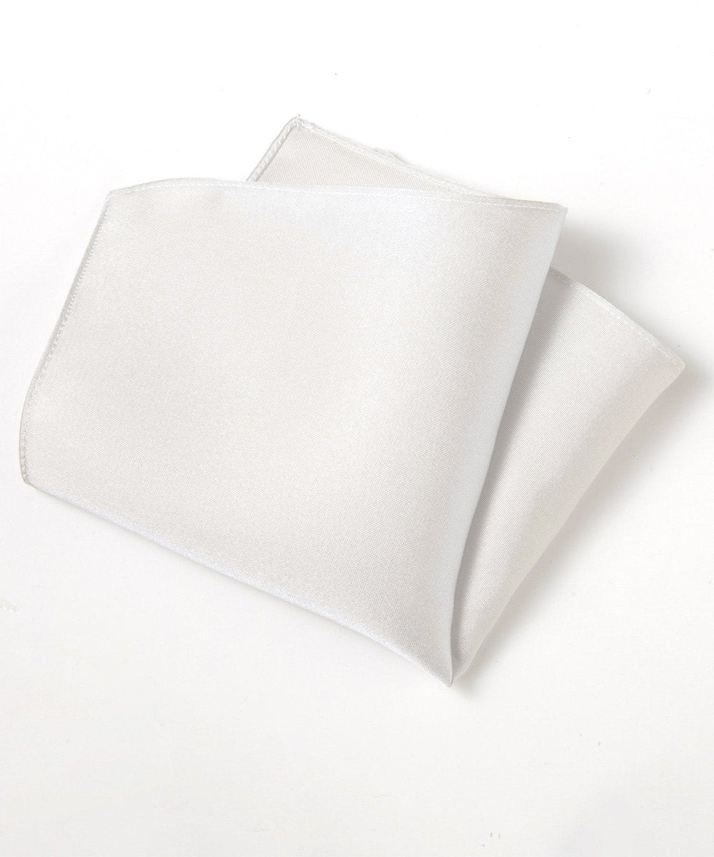 Kyoto Silk - Pure Japanese - Pocket Square - Silver