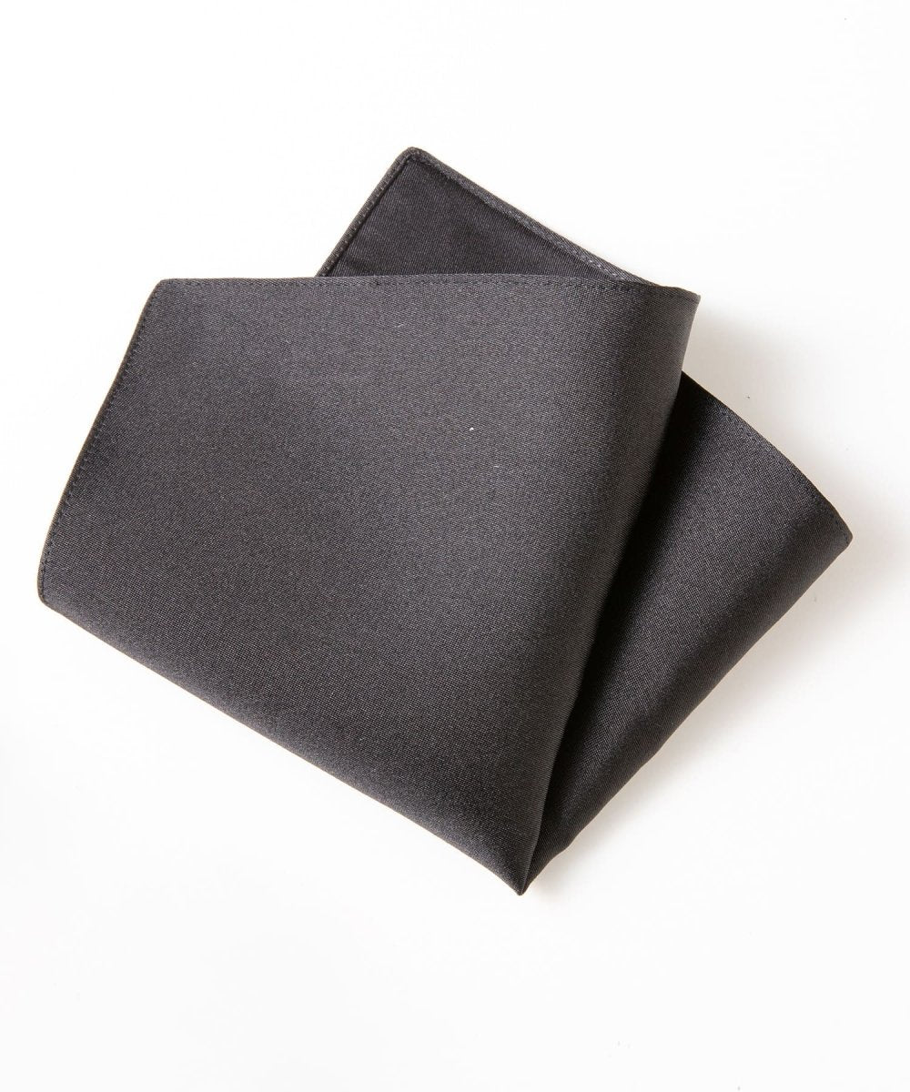 Kyoto Silk - Pure Japanese - Pocket Square - black
