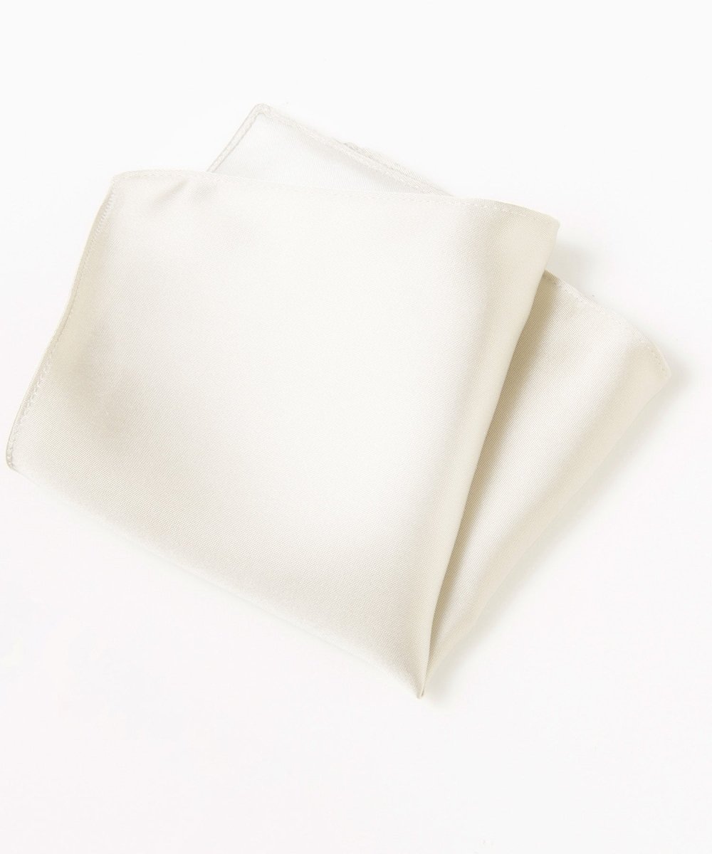 Kyoto Silk - Pure Japanese - Pocket Square - white