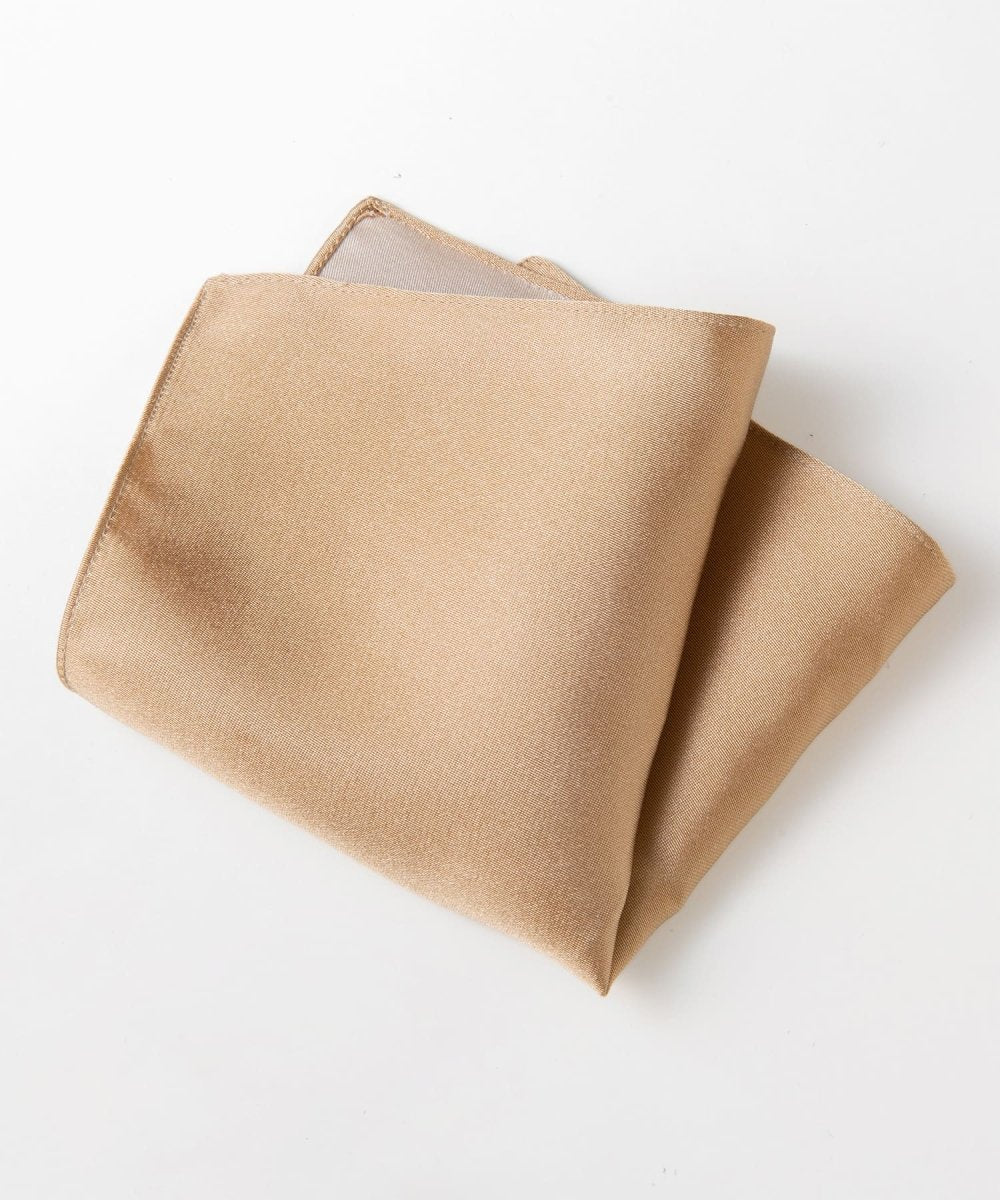 Kyoto Silk - Pure Japanese - Pocket Square - Sand Beige