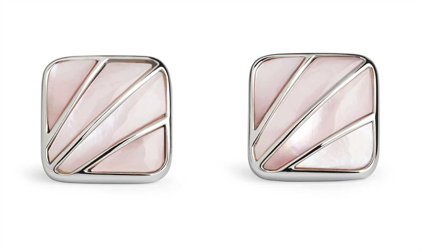 SimonCarter - Deco Fan - Cufflinks - pink