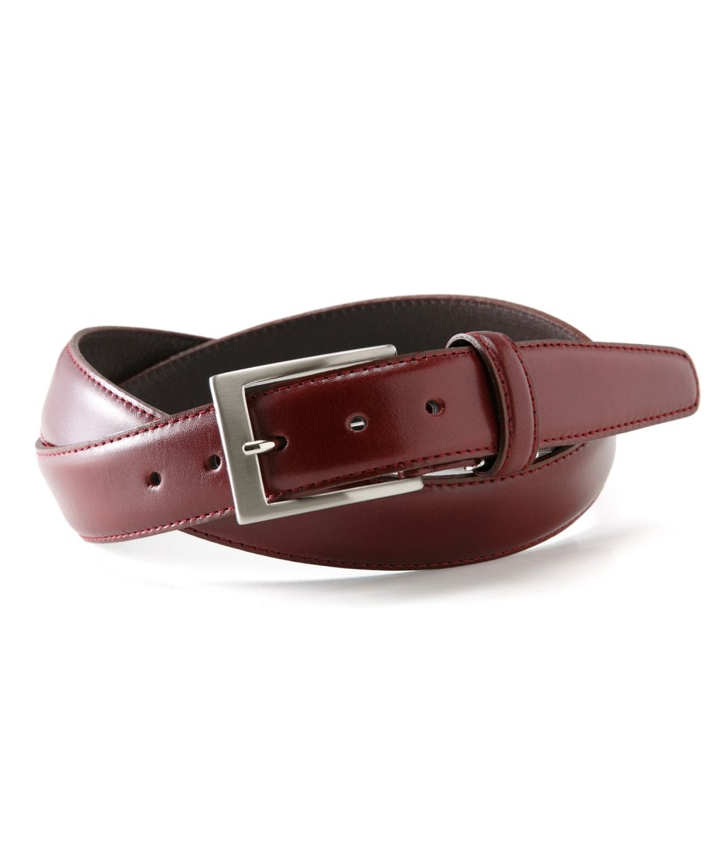 Made in Japan - From Thread to Finish - Business Belt - wine