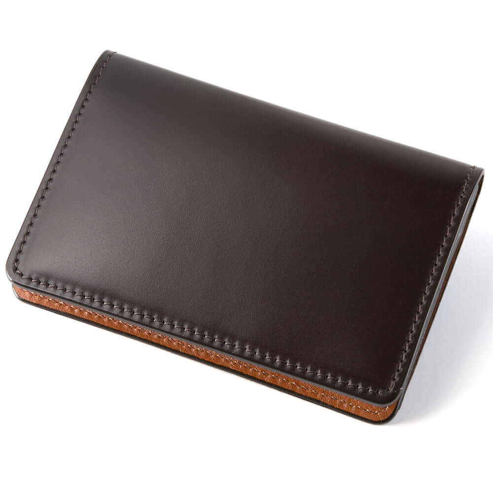 Cordovan - Business card holder - chocolate