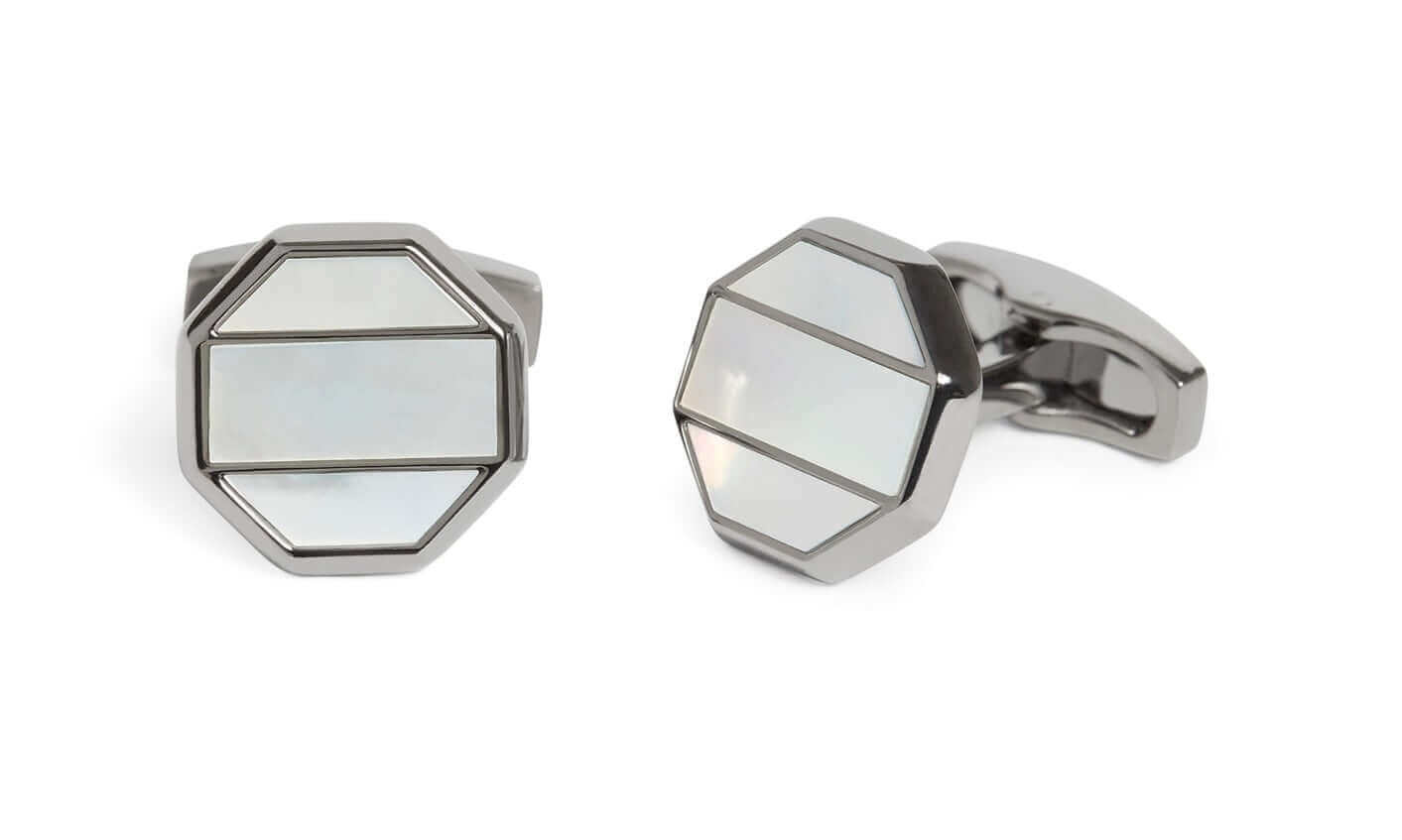 SimonCarter - Shoji - Cufflinks - white