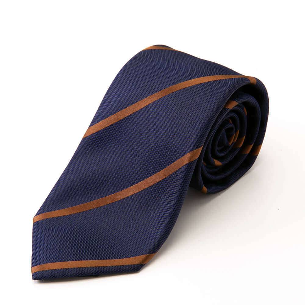 Tango Silk - Necktie - Navy - Pencil stripe