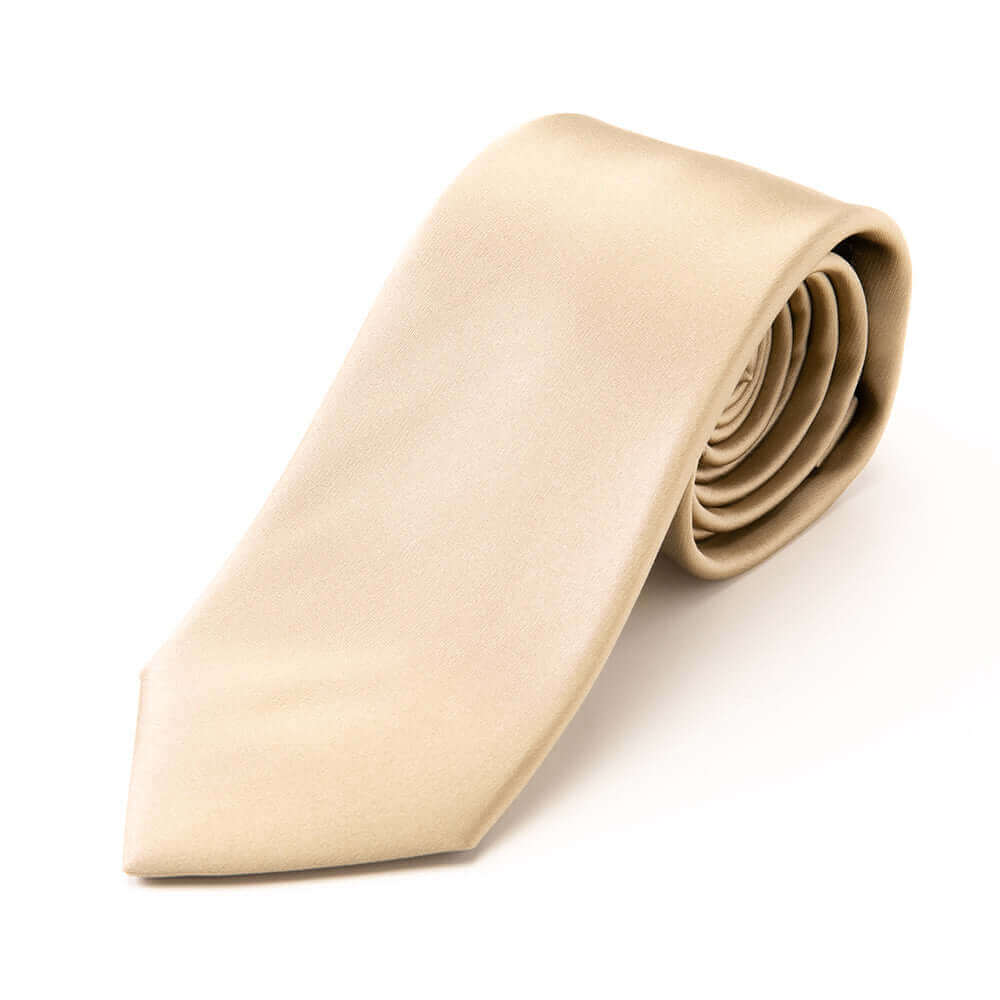 Tango Silk - Necktie - Ivory - Solid