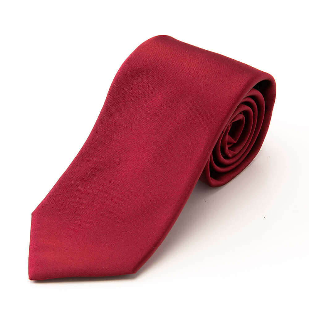 Tango Silk - Necktie - Red - Solid