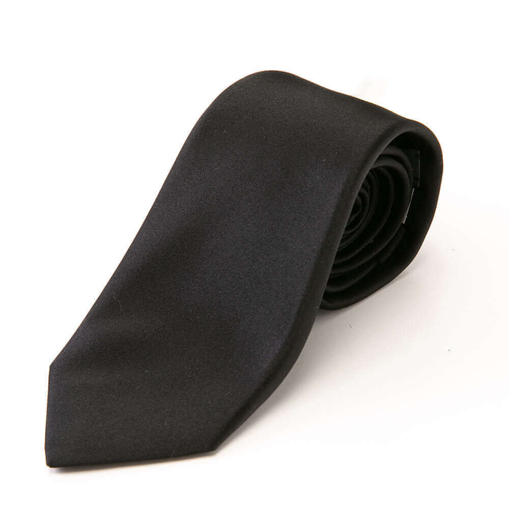 Tango Silk - Necktie - Black - Solid