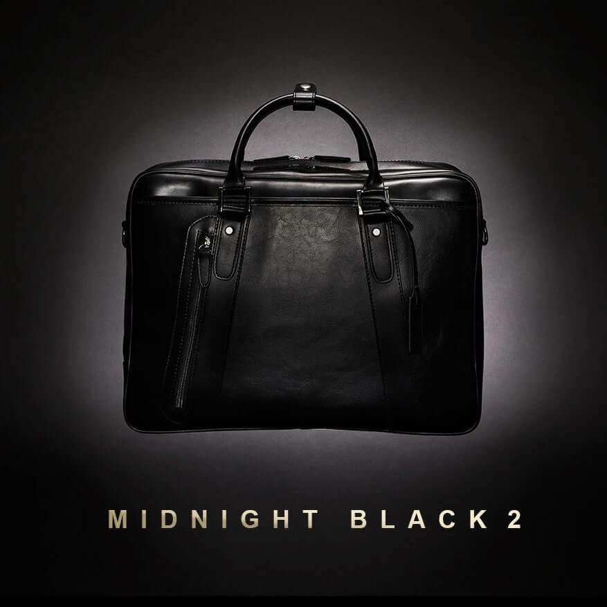 MIDNIGHT BLACK - True Black Business Bag