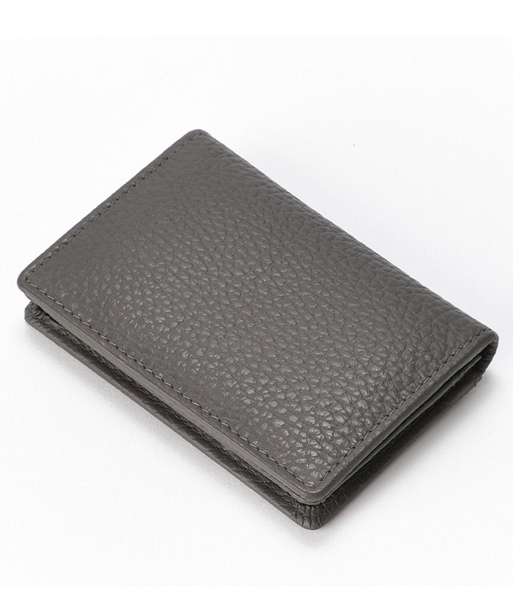 ItalianLeather - Business card holder - fog