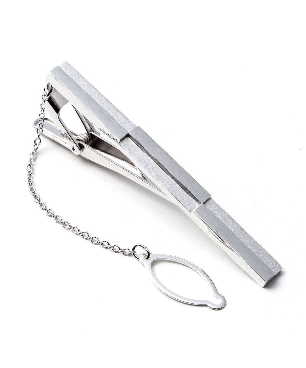 Made in Japan - Silver925 Solid tie bar - Dual Finish
