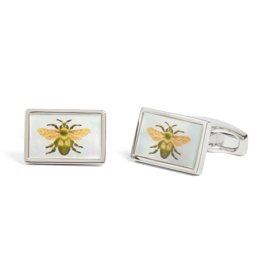 SimonCarter - 'Botanicals' Bee  - Cufflinks