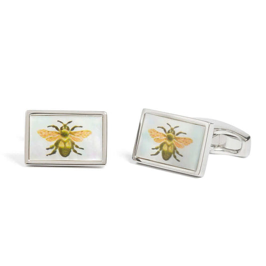 SimonCarter - 'Botanicals' Bee  - Cufflinks