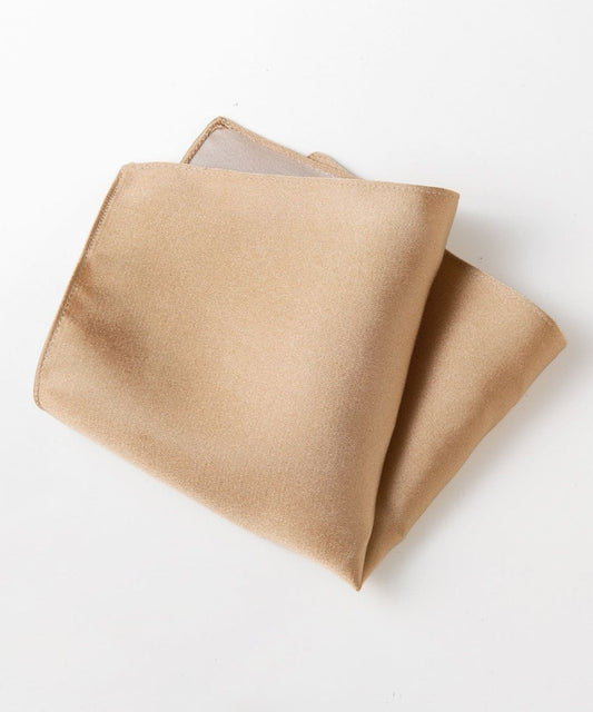 Kyoto Silk - Pure Japanese - Pocket Square - Sand Beige