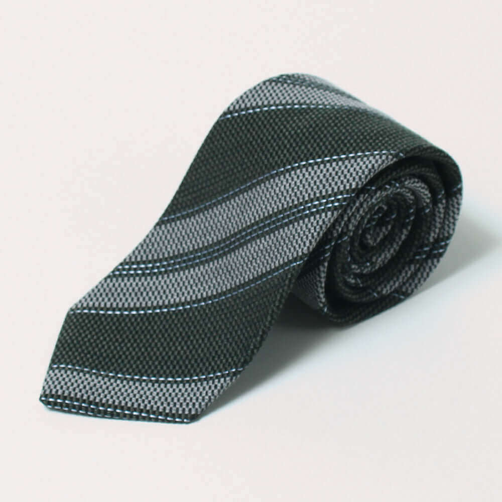 Cashwool -  ZEGNABaruffaWool - Necktie - Green Gray
