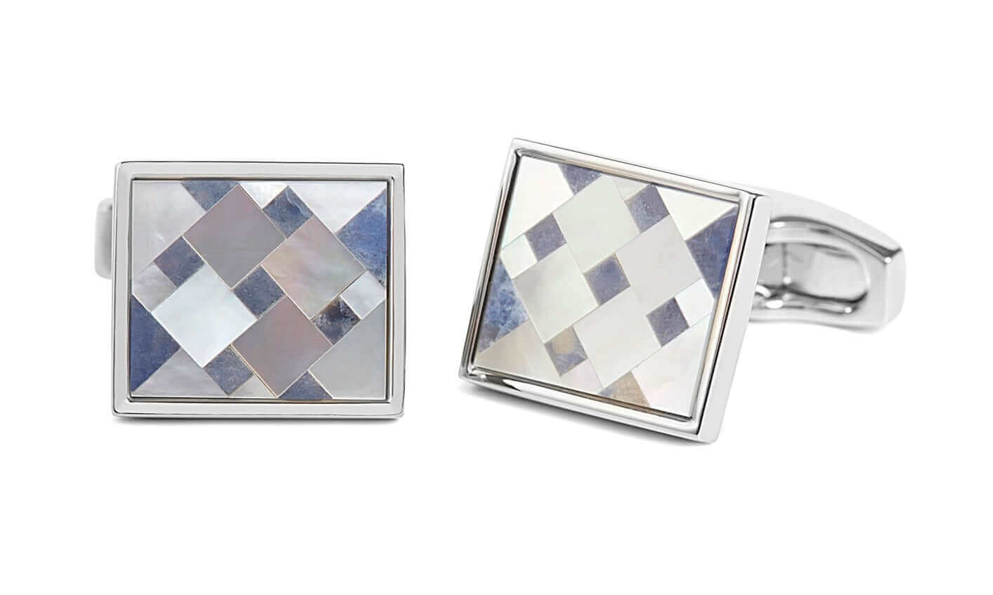 SimonCarter - Cubist  - Cufflinks - Sodalite