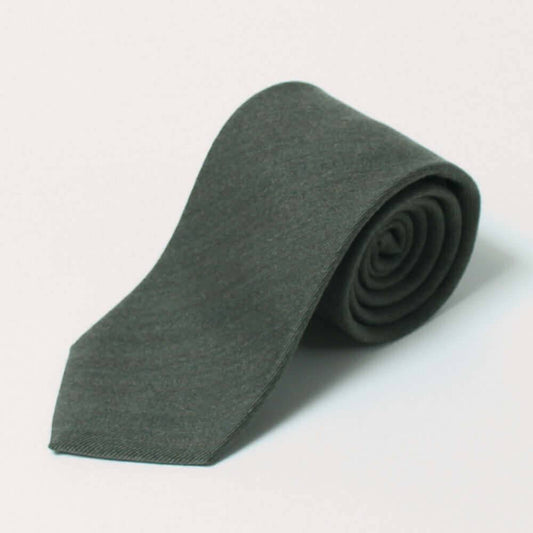 Cashwool -  ZEGNABaruffaWool - Necktie - Moss Green