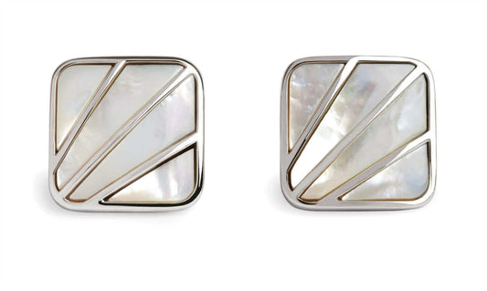 SimonCarter - Deco Fan  - Cufflinks - Clear