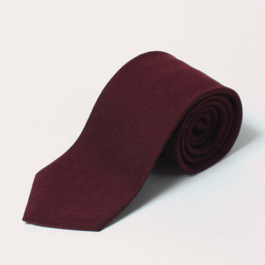 Cashwool -  ZEGNABaruffaWool - Necktie - Bordeaux