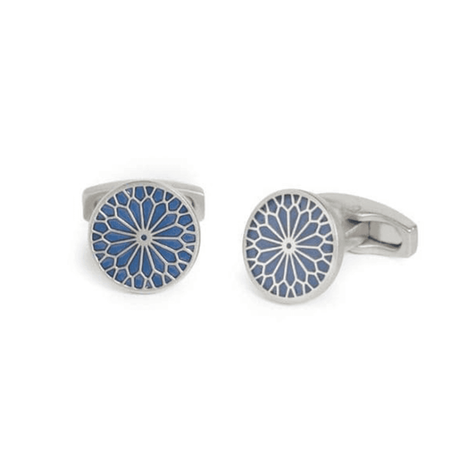 SimonCarter - StainedGlass  - Cufflinks - Navy - Navy